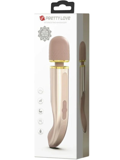 Pretty Love Wand Massager 7 Vibration Modes Champagne